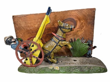 Bad Accident - Cast Iron Mechanical Bank