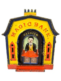 Vivid Colored Magic - Cast Iron Mechanical Bank