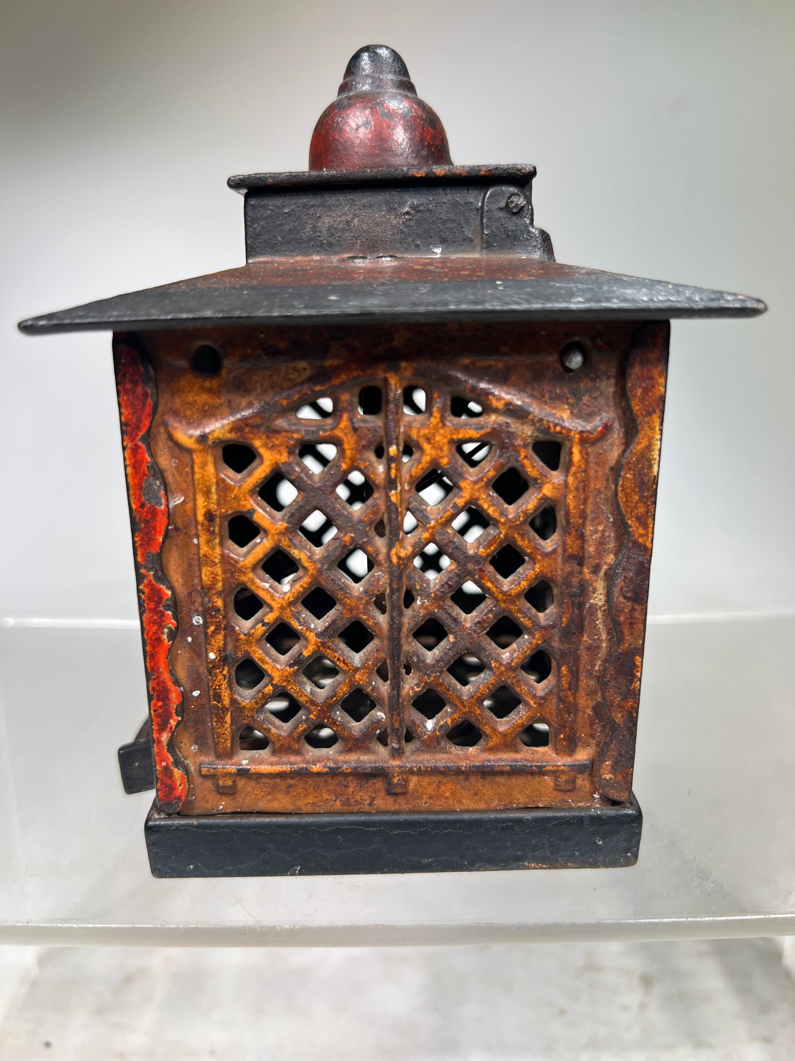 Hall's Excelsior - Cast Iron Mechanical Bank: X