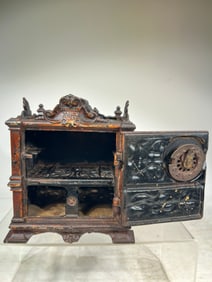 Fidelity Trust Vault Cast Iron Bank, Large Size