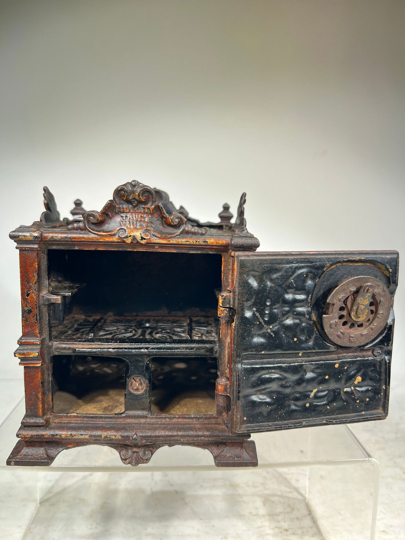 Fidelity Trust Vault Cast Iron Bank, Large Size (1 of 5)