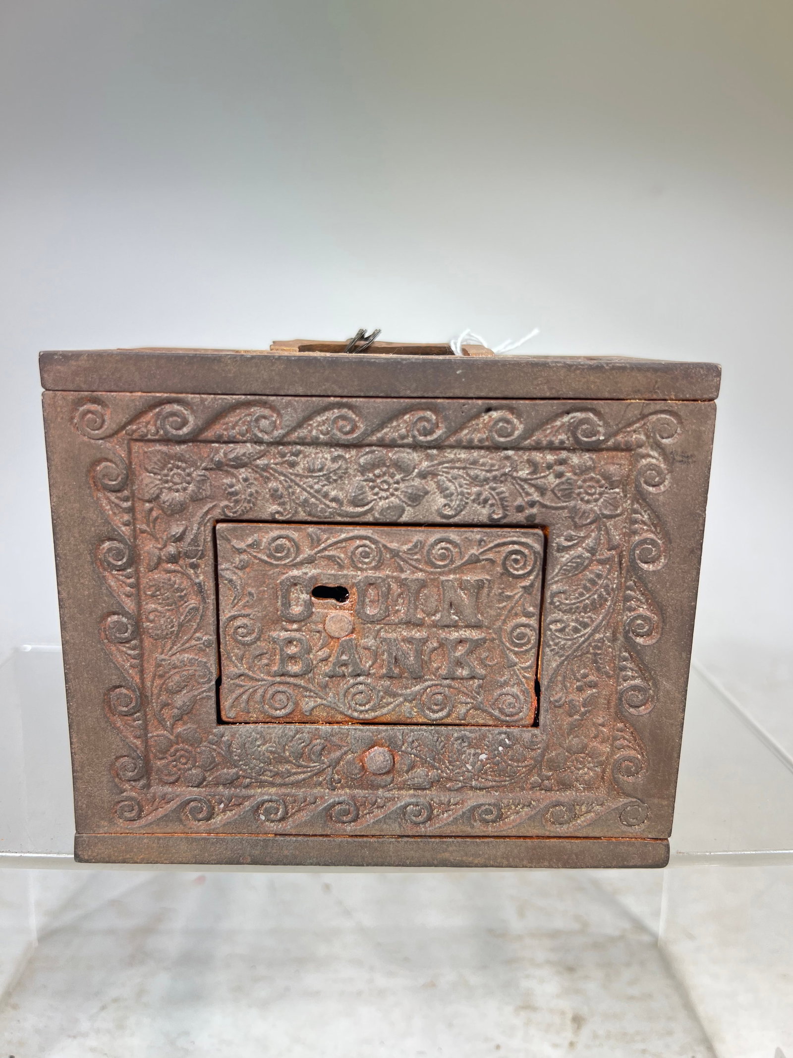 Coin Cast Iron Bank: J&E Stevens Co. CT. 1905 -5''W