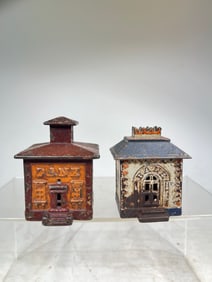Small Cupola/Small Crown Cast Iron Banks