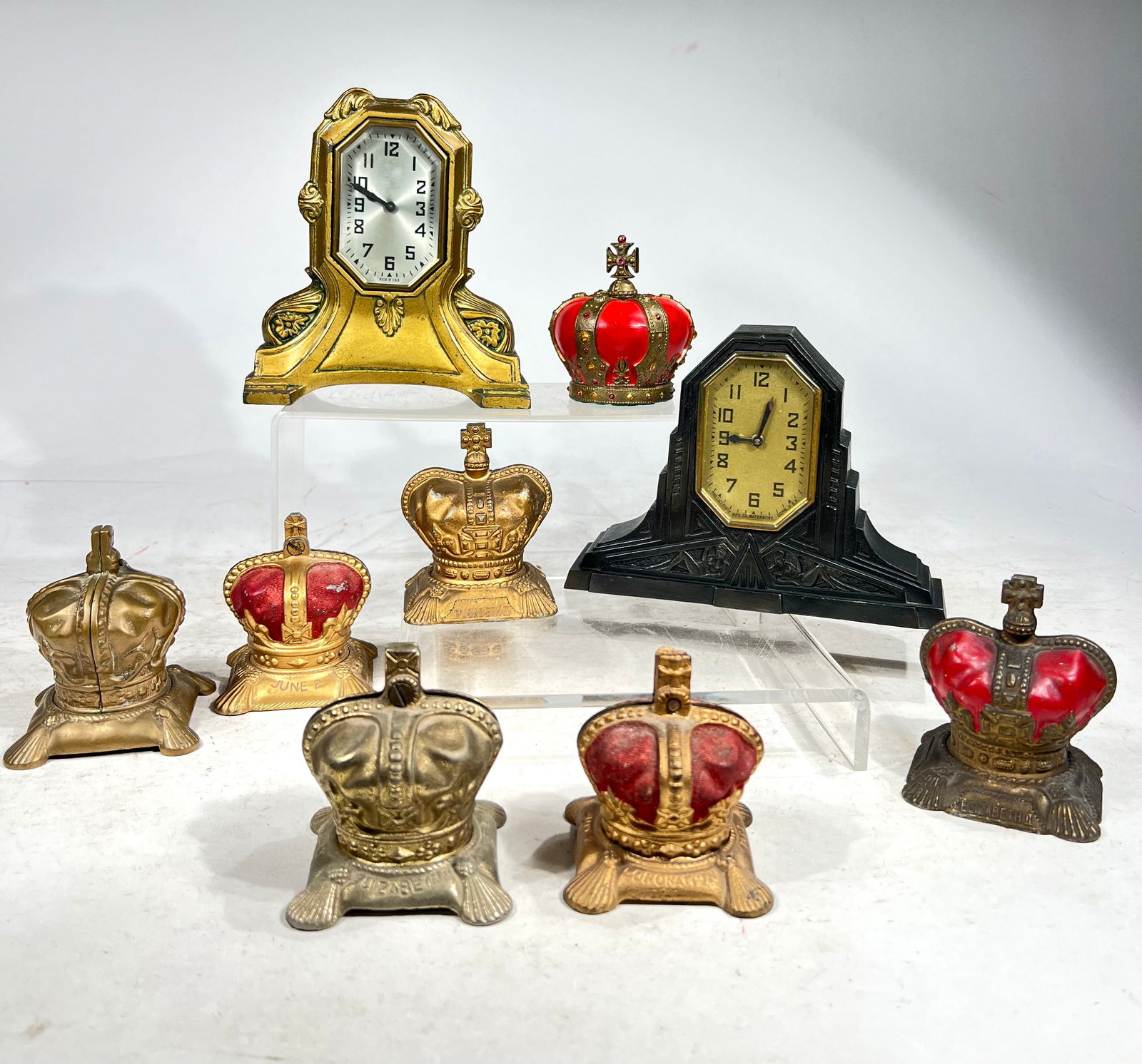 Seven Crown Banks/Two Clock Still Banks (1 of 3)