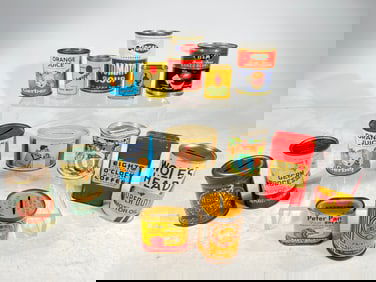 Fourteen Tin Advertising Banks