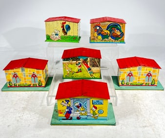 Ten Tin Mechanical Banks