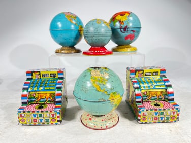 Six Cash Register Banks, Four Globe Banks and 2 Others