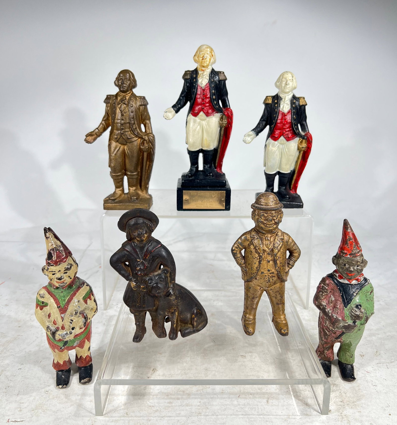 Eleven Cast Iron/Aluminum Banks, Varying Sizes: American 1920's-1960's