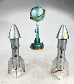 Three Aluminum Space Banks