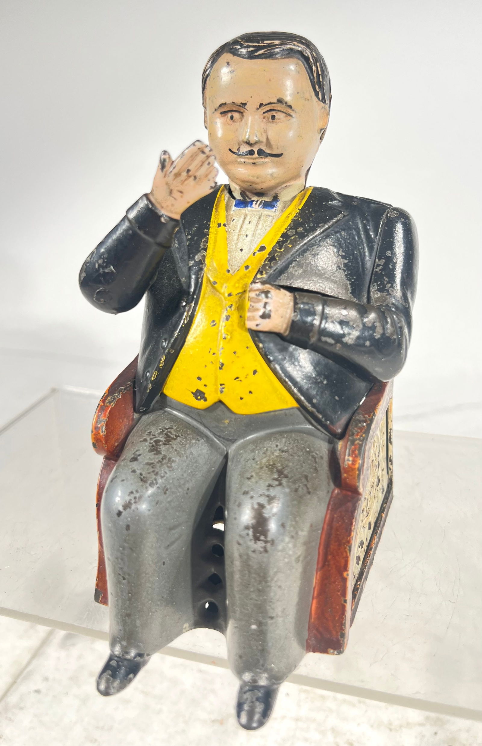 Tammany Cast Iron Bank: J & E Stevens CT 1870's