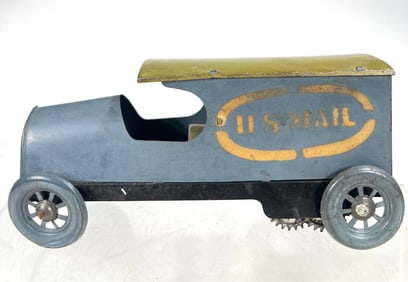 U.S. Mail Windup Tin Truck