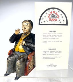 Tammany Cast Iron Mechanical Bank