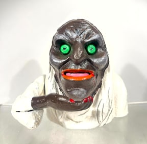 Wicked Witch Cast Iron Mechanical Bank