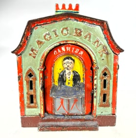 Magic Mechanical Bank Green Paint Version