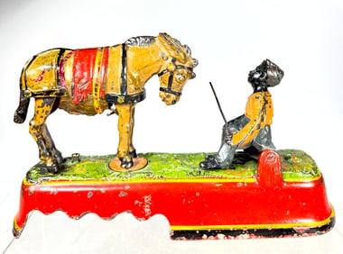 I Always did Spise a Mule Mechanical Bank - Bench Version