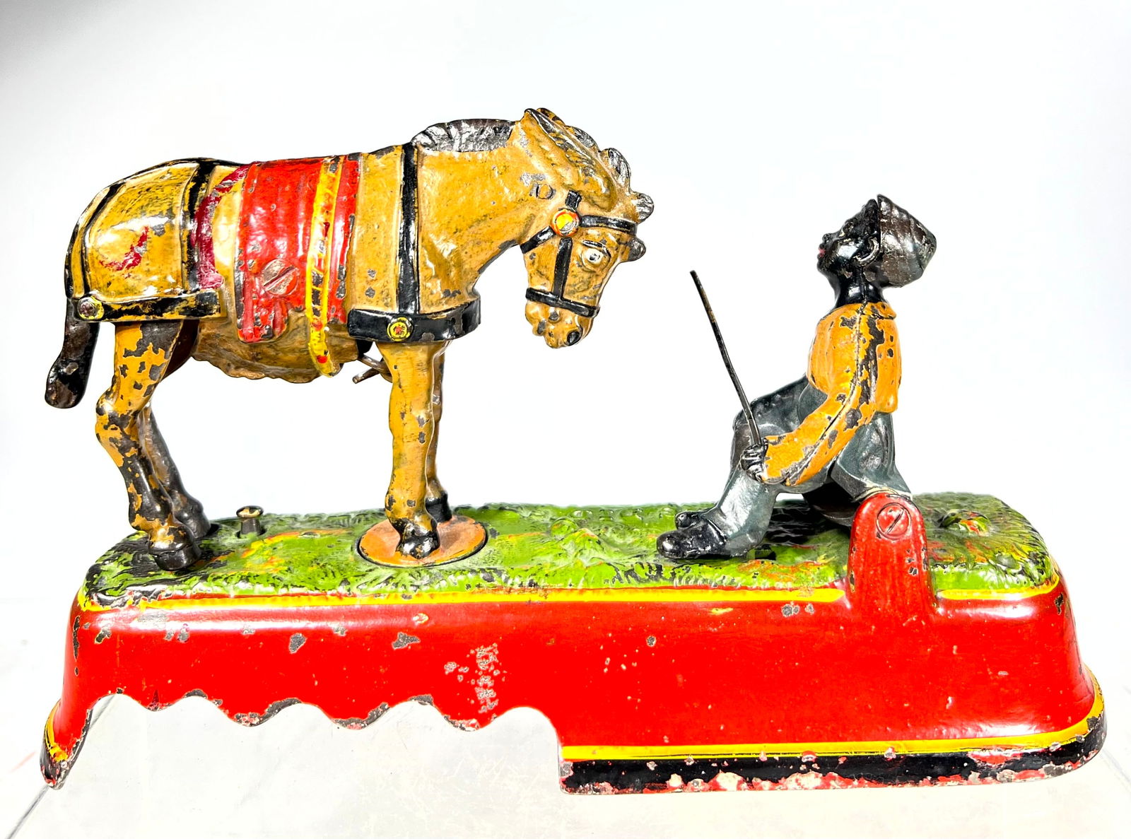 I Always did Spise a Mule Mechanical Bank - Bench Version (1 of 3)