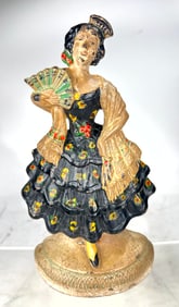 Spanish Girl Cast Iron Doorstop