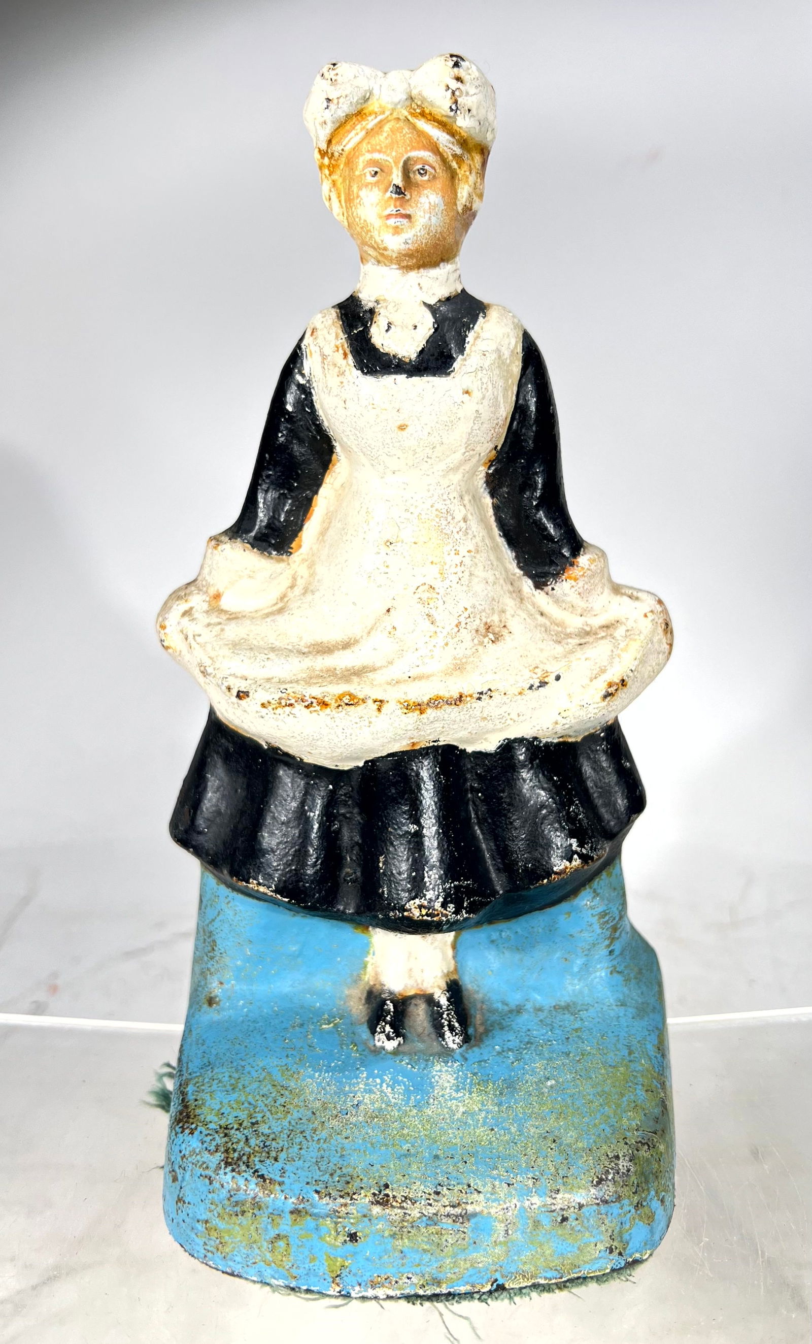 Maid Cast Iron Doorstop: Made by CJO American 1930 - 8 7/8"T