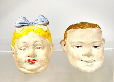 Two Ceramic Bust Banks