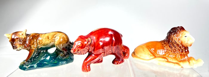 Three Ceramic Animal Banks
