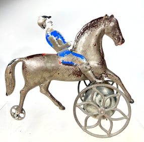 Horse & Jockey Bell Toy