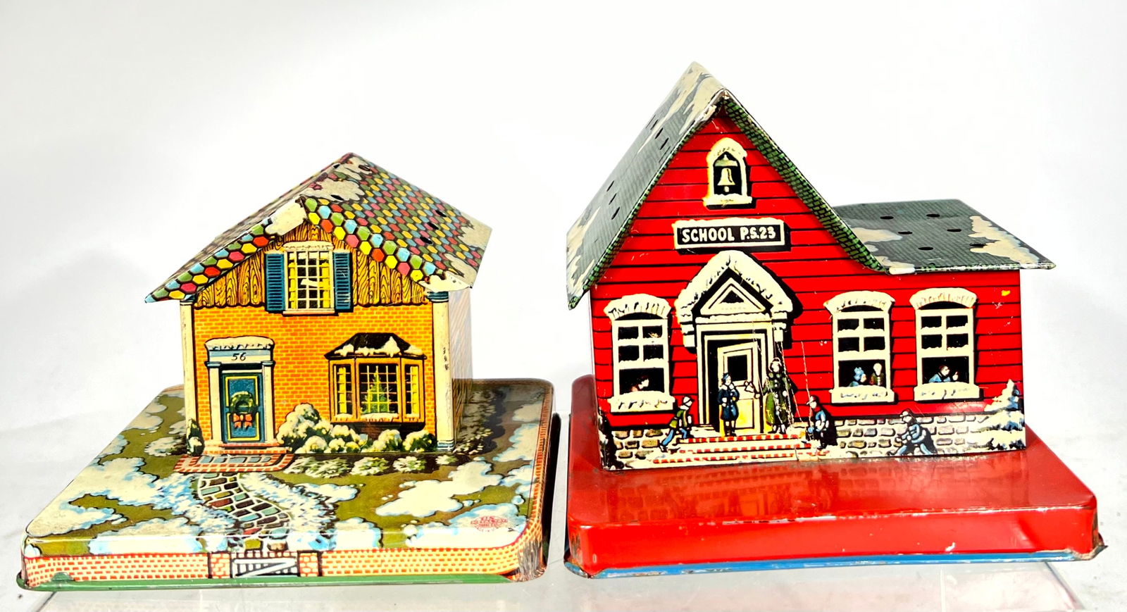 Two Lollipop Tin Still Banks (1 of 3)