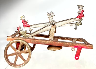 Jack & Jill Tin / Iron Bell Toy