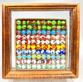 Assorted Machine-Made Marbles Boxed Marble Set 100 in Total