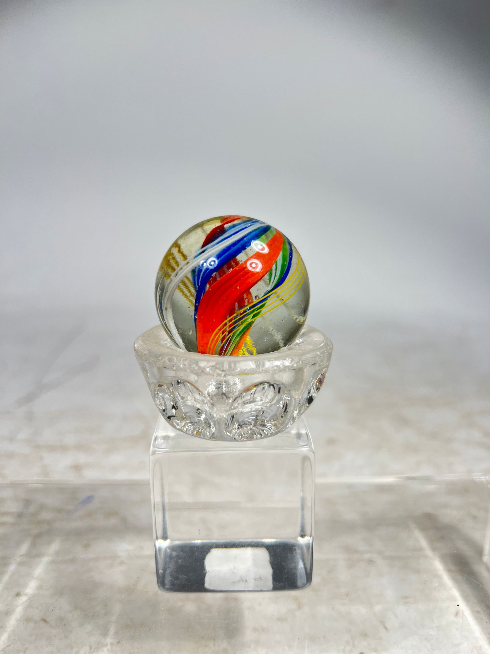Divided Core Hand Blown Swirl Marble (1 of 1)