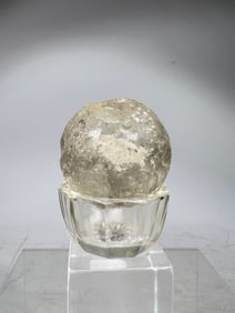 Sulfide Hand Blown Marble with Baby Lamb