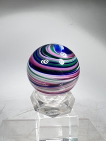 Opaque Hand Blown Swirl Marble
