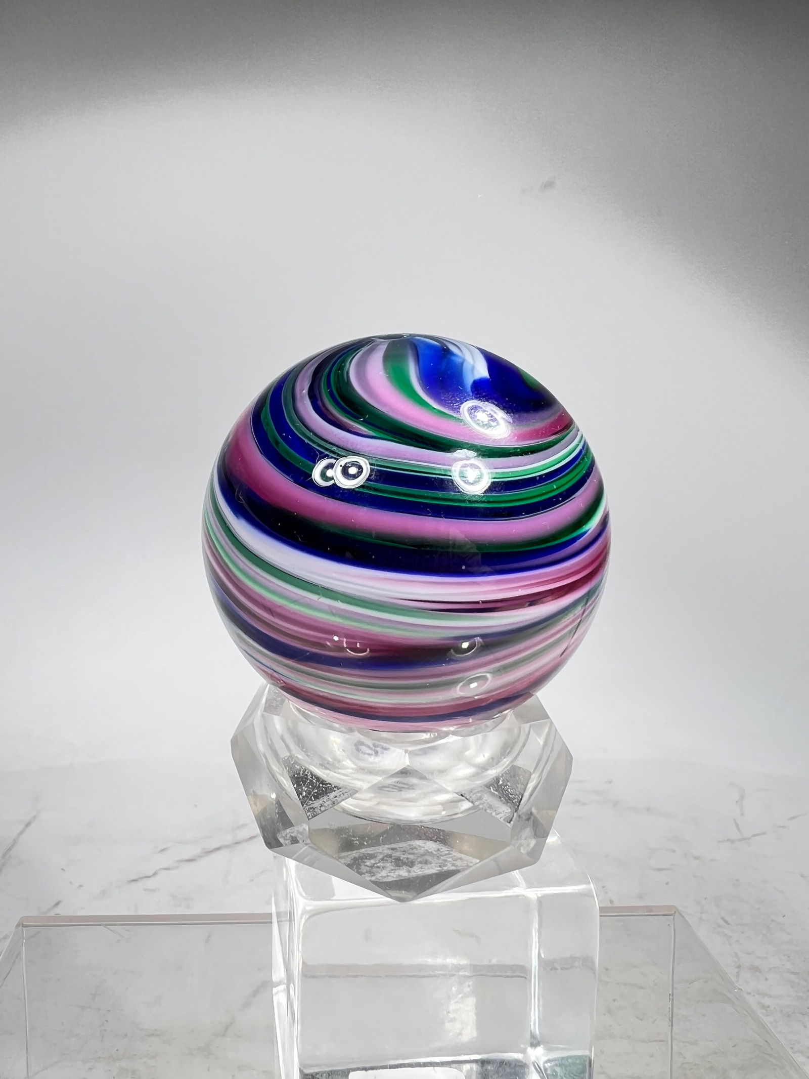 Opaque Hand Blown Swirl Marble (1 of 1)