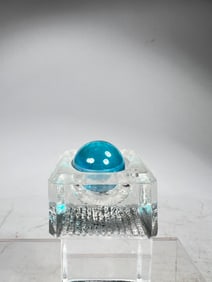 Turquoise Reflective Marble