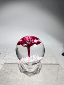 Pink Floating Flower Marble