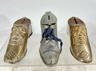 Three Shoe Banks, Tin/Silvered Lead