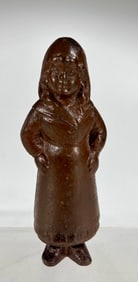 Dutch Girl Cast Iron Still Bank