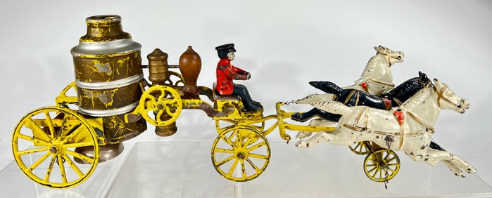 Three Horse Tin & Iron Pumper
