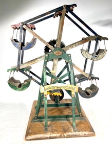 Handmade Folk Art Ferris Wheel