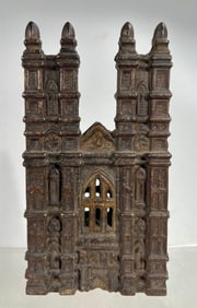 Westminster Abbey Blunted Spires Cast Iron Bank