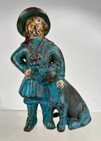 Buster Brown & Tige Cast Iron Bank