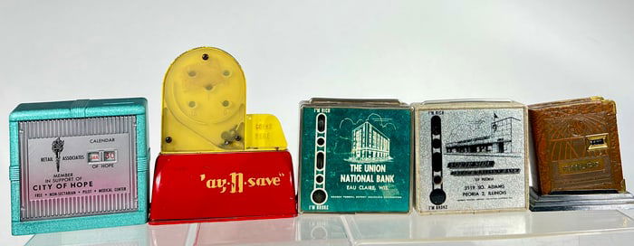 Five Assorted Banks