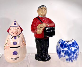 Three Ceramic Banks