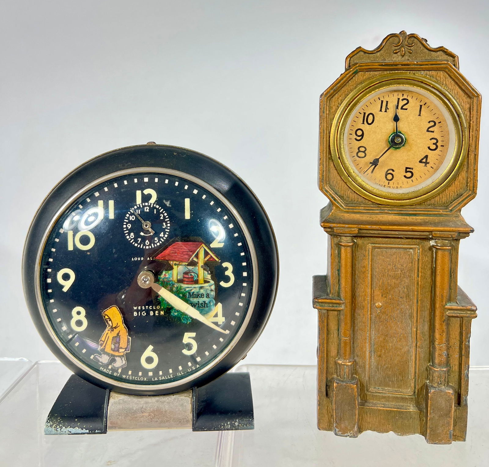 Two Alarm Clocks- One a Bank (1 of 3)