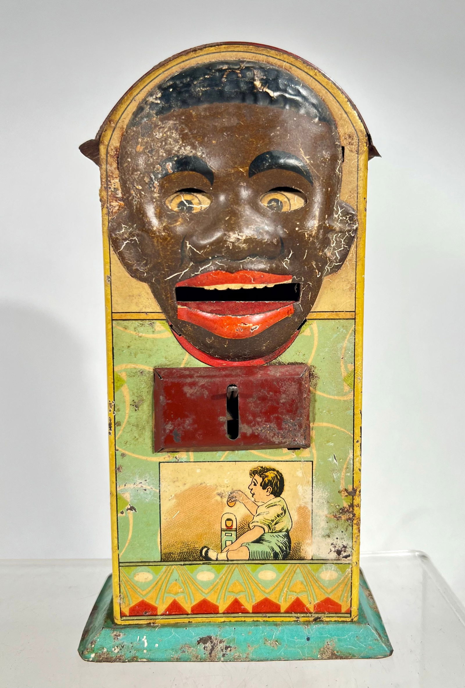 Tin Minstrel Mechanical Banks; Scarce Spanish Version (1 of 3)