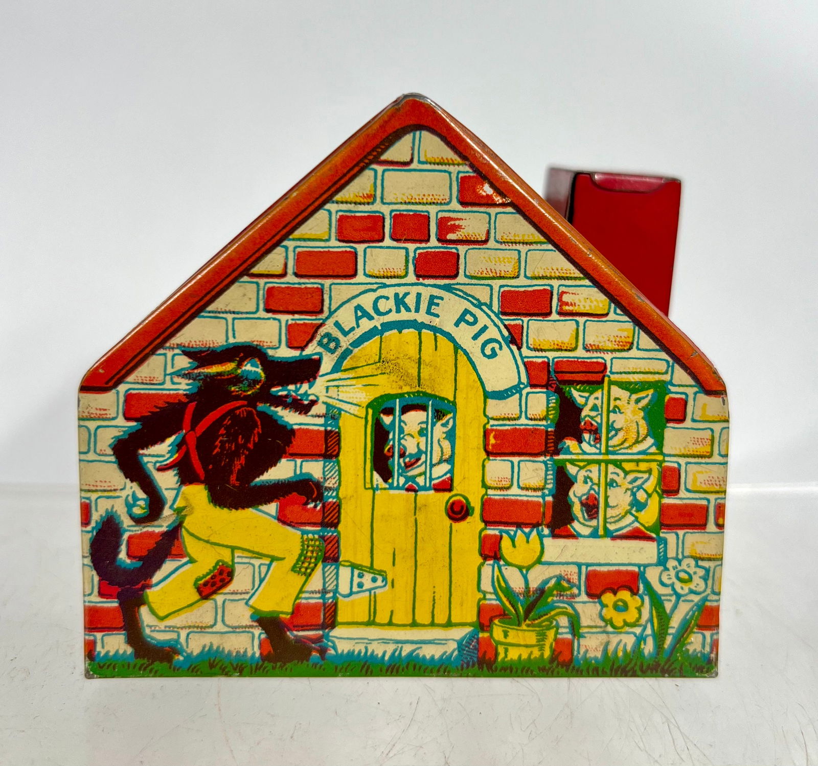 "The Three Little Pigs" Tin Bank (1 of 3)