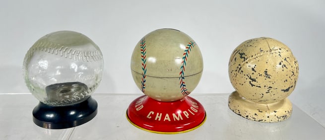 Three Baseball Banks