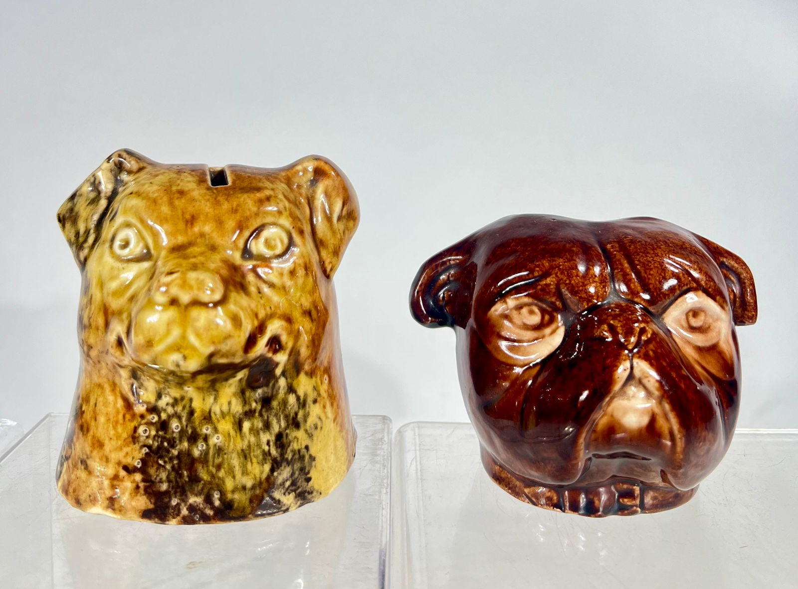 Two Ceramic Dog Bust Bank (1 of 3)