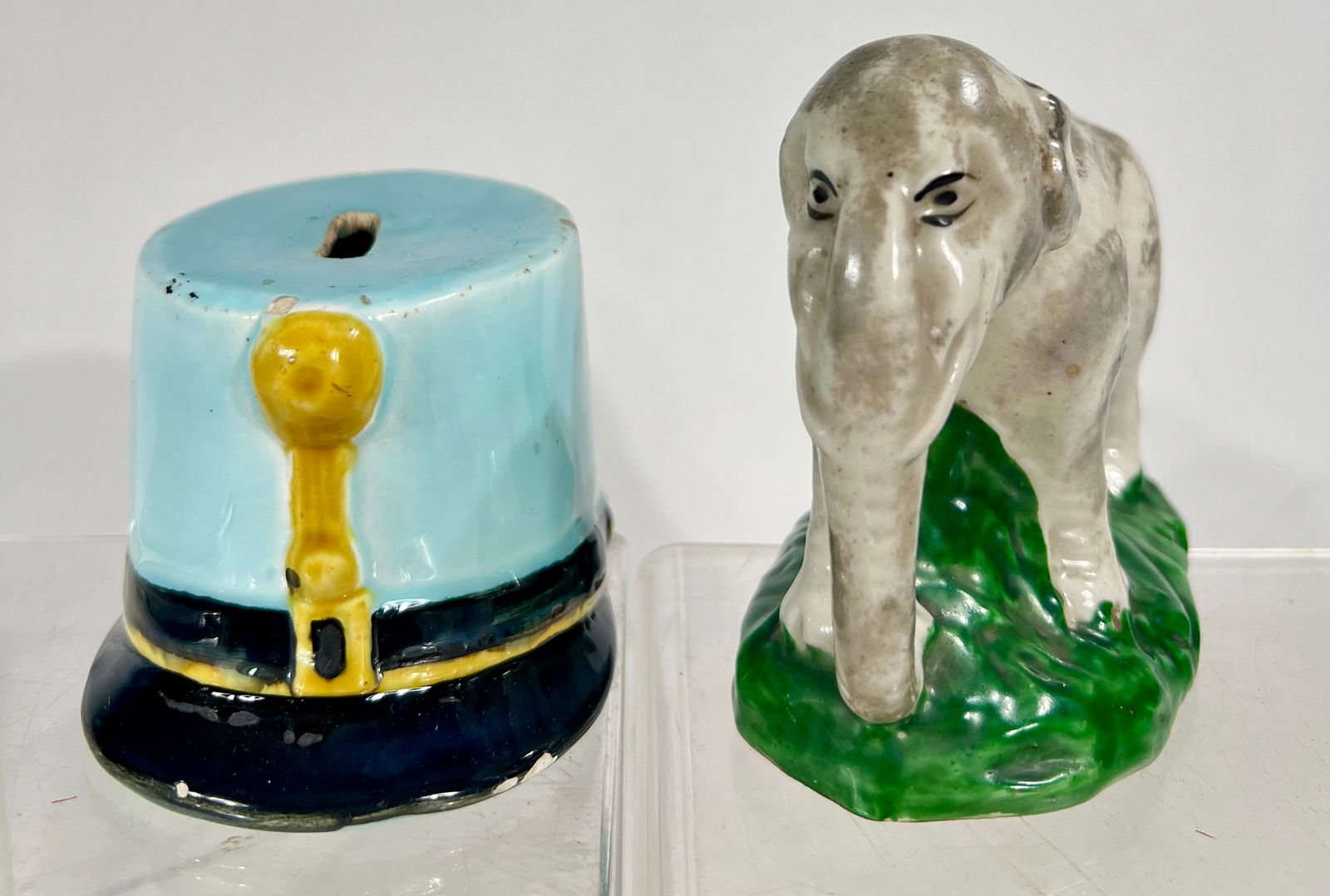 Elephant/ Soldiers Hat Ceramic Banks (1 of 3)