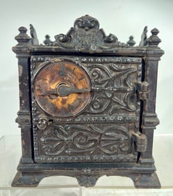 Fidelity Trust Vault Cast Iron Bank - Large Size