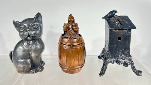 Three Silver/ Copper Lead Banks